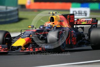 World © Octane Photographic Ltd. Formula 1 - Hungarian Grand Prix Practice 3. Max Verstappen - Red Bull Racing RB13. Hungaroring, Budapest, Hungary. Saturday 29th July 2017. Digital Ref: