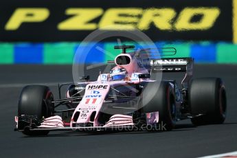 World © Octane Photographic Ltd. Formula 1 - Hungarian Grand Prix Practice 3. Sergio Perez - Sahara Force India VJM10. Hungaroring, Budapest, Hungary. Saturday 29th July 2017. Digital Ref: