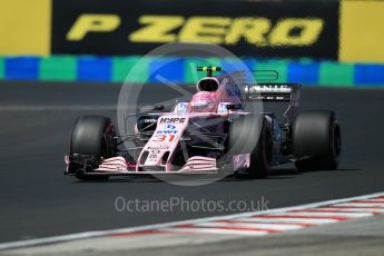 World © Octane Photographic Ltd. Formula 1 - Hungarian Grand Prix Practice 3. Esteban Ocon - Sahara Force India VJM10. Hungaroring, Budapest, Hungary. Saturday 29th July 2017. Digital Ref: