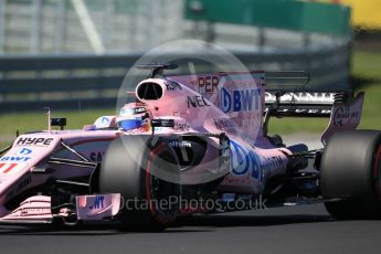 World © Octane Photographic Ltd. Formula 1 - Hungarian Grand Prix Practice 3. Sergio Perez - Sahara Force India VJM10. Hungaroring, Budapest, Hungary. Saturday 29th July 2017. Digital Ref: