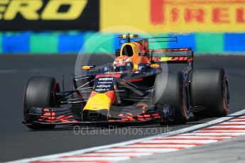 World © Octane Photographic Ltd. Formula 1 - Hungarian Grand Prix Practice 3. Max Verstappen - Red Bull Racing RB13. Hungaroring, Budapest, Hungary. Saturday 29th July 2017. Digital Ref: