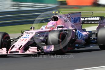 World © Octane Photographic Ltd. Formula 1 - Hungarian Grand Prix Practice 3. Esteban Ocon - Sahara Force India VJM10. Hungaroring, Budapest, Hungary. Saturday 29th July 2017. Digital Ref: