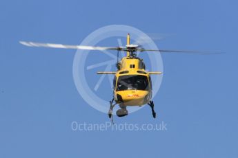 World © Octane Photographic Ltd. Formula 1 - Hungarian Grand Prix Practice 3. TV Helicopter Aerospatiale 355N Ecureuil 2 - OO-HCE. Hungaroring, Budapest, Hungary. Saturday 29th July 2017. Digital Ref: