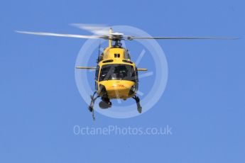 World © Octane Photographic Ltd. Formula 1 - Hungarian Grand Prix Practice 3. TV Helicopter Aerospatiale 355N Ecureuil 2 - OO-HCE. Hungaroring, Budapest, Hungary. Saturday 29th July 2017. Digital Ref: