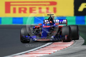 World © Octane Photographic Ltd. Formula 1 - Hungarian Grand Prix Practice 3. Daniil Kvyat - Scuderia Toro Rosso STR12. Hungaroring, Budapest, Hungary. Saturday 29th July 2017. Digital Ref: