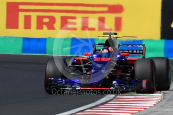 World © Octane Photographic Ltd. Formula 1 - Hungarian Grand Prix Practice 3. Daniil Kvyat - Scuderia Toro Rosso STR12. Hungaroring, Budapest, Hungary. Saturday 29th July 2017. Digital Ref: