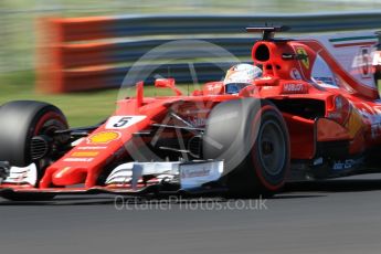 World © Octane Photographic Ltd. Formula 1 - Hungarian Grand Prix Practice 3. Sebastian Vettel - Scuderia Ferrari SF70H. Hungaroring, Budapest, Hungary. Saturday 29th July 2017. Digital Ref: