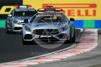 World © Octane Photographic Ltd. Formula 1 - Hungarian Grand Prix Practice 3. Mercedes AMG GT Safety car and Mercedes AMG C63 Estate Medical Car. Hungaroring, Budapest, Hungary. Saturday 29th July 2017. Digital Ref: