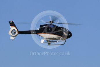 World © Octane Photographic Ltd. Formula 1 - Hungarian Grand Prix Practice 3. Shuttle Helicopter Eurocopter Ec-120B - HA-EUR. Hungaroring, Budapest, Hungary. Saturday 29th July 2017. Digital Ref: