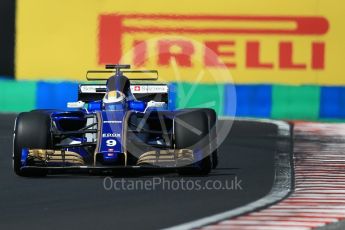 World © Octane Photographic Ltd. Formula 1 - Hungarian Grand Prix Practice 3. Marcus Ericsson – Sauber F1 Team C36. Hungaroring, Budapest, Hungary. Saturday 29th July 2017. Digital Ref: