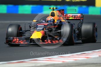 World © Octane Photographic Ltd. Formula 1 - Hungarian Grand Prix Practice 3. Max Verstappen - Red Bull Racing RB13. Hungaroring, Budapest, Hungary. Saturday 29th July 2017. Digital Ref:
