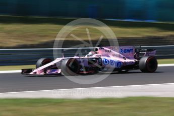 World © Octane Photographic Ltd. Formula 1 - Hungarian Grand Prix Practice 3. Sergio Perez - Sahara Force India VJM10. Hungaroring, Budapest, Hungary. Saturday 29th July 2017. Digital Ref: