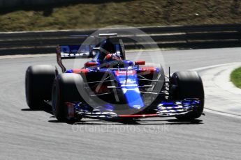 World © Octane Photographic Ltd. Formula 1 - Hungarian Grand Prix Practice 3. Daniil Kvyat - Scuderia Toro Rosso STR12. Hungaroring, Budapest, Hungary. Saturday 29th July 2017. Digital Ref:1908CB1L0464