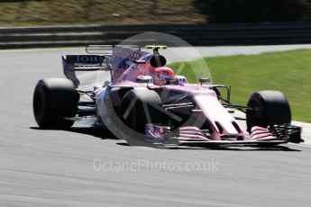 World © Octane Photographic Ltd. Formula 1 - Hungarian Grand Prix Practice 3. Esteban Ocon - Sahara Force India VJM10. Hungaroring, Budapest, Hungary. Saturday 29th July 2017. Digital Ref:1908CB1L0479