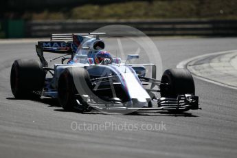 World © Octane Photographic Ltd. Formula 1 - Hungarian Grand Prix Practice 3. Paul diResta - Williams Martini Racing FW40 reserve driver. Hungaroring, Budapest, Hungary. Saturday 29th July 2017. Digital Ref:1908CB1L0506