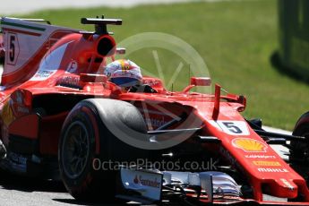 World © Octane Photographic Ltd. Formula 1 - Hungarian Grand Prix Practice 3. Sebastian Vettel - Scuderia Ferrari SF70H. Hungaroring, Budapest, Hungary. Saturday 29th July 2017. Digital Ref:1908CB1L0526