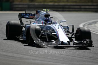 World © Octane Photographic Ltd. Formula 1 - Hungarian Grand Prix Practice 3. Lance Stroll - Williams Martini Racing FW40. Hungaroring, Budapest, Hungary. Saturday 29th July 2017. Digital Ref:1908CB1L0536