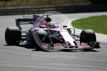 World © Octane Photographic Ltd. Formula 1 - Hungarian Grand Prix Practice 3. Sergio Perez - Sahara Force India VJM10. Hungaroring, Budapest, Hungary. Saturday 29th July 2017. Digital Ref:1908CB1L0576