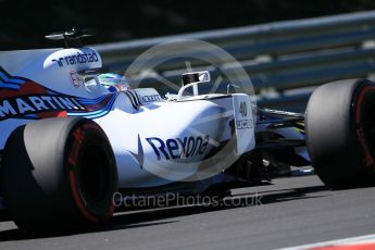 World © Octane Photographic Ltd. Formula 1 - Hungarian Grand Prix Practice 3. Paul diResta - Williams Martini Racing FW40 reserve driver. Hungaroring, Budapest, Hungary. Saturday 29th July 2017. Digital Ref:1908CB1L0592