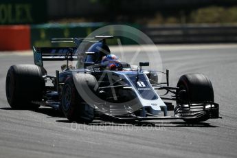 World © Octane Photographic Ltd. Formula 1 - Hungarian Grand Prix Practice 3. Romain Grosjean - Haas F1 Team VF-17. Hungaroring, Budapest, Hungary. Saturday 29th July 2017. Digital Ref:1908CB1L0616