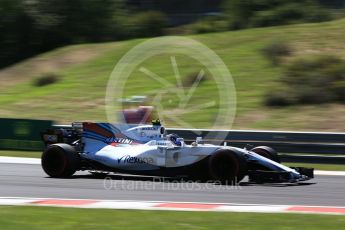 World © Octane Photographic Ltd. Formula 1 - Hungarian Grand Prix Practice 3. Lance Stroll - Williams Martini Racing FW40. Hungaroring, Budapest, Hungary. Saturday 29th July 2017. Digital Ref:1908CB2D1698