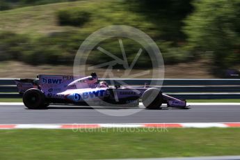 World © Octane Photographic Ltd. Formula 1 - Hungarian Grand Prix Practice 3. Sergio Perez - Sahara Force India VJM10. Hungaroring, Budapest, Hungary. Saturday 29th July 2017. Digital Ref:1908CB2D1759