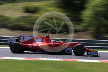 World © Octane Photographic Ltd. Formula 1 - Hungarian Grand Prix Practice 3. Kimi Raikkonen - Scuderia Ferrari SF70H. Hungaroring, Budapest, Hungary. Saturday 29th July 2017. Digital Ref:1908CB2D1783