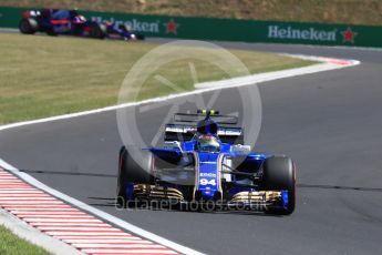 World © Octane Photographic Ltd. Formula 1 - Budapest Grand Prix - Saturday - Qualifying. Pascal Wehrlein – Sauber F1 Team C36. Hungaroring, Budapest, Hungary. Saturday 29th July 2017. Digital Ref: 1908LB1D9794