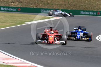 World © Octane Photographic Ltd. Formula 1 - Budapest Grand Prix - Saturday - Qualifying. Sebastian Vettel - Scuderia Ferrari SF70H. Hungaroring, Budapest, Hungary. Saturday 29th July 2017. Digital Ref: 1908LB1D9809