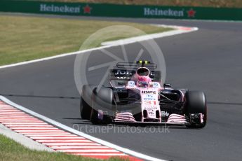 World © Octane Photographic Ltd. Formula 1 - Budapest Grand Prix - Saturday - Qualifying. Esteban Ocon - Sahara Force India VJM10. Hungaroring, Budapest, Hungary. Saturday 29th July 2017. Digital Ref: 1908LB1D9844