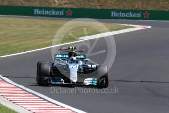 World © Octane Photographic Ltd. Formula 1 - Budapest Grand Prix - Saturday - Qualifying. Valtteri Bottas - Mercedes AMG Petronas F1 W08 EQ Energy+. Hungaroring, Budapest, Hungary. Saturday 29th July 2017. Digital Ref: 1908LB1D9848