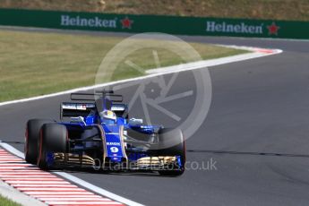 World © Octane Photographic Ltd. Formula 1 - Budapest Grand Prix - Saturday - Qualifying. Marcus Ericsson – Sauber F1 Team C36. Hungaroring, Budapest, Hungary. Saturday 29th July 2017. Digital Ref: 1908LB1D9898