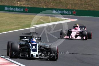 World © Octane Photographic Ltd. Formula 1 - Budapest Grand Prix - Saturday - Qualifying. Romain Grosjean - Haas F1 Team VF-17. Hungaroring, Budapest, Hungary. Saturday 29th July 2017. Digital Ref: 1908LB1D9919