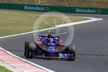 World © Octane Photographic Ltd. Formula 1 - Budapest Grand Prix - Saturday - Qualifying. Carlos Sainz - Scuderia Toro Rosso STR12. Hungaroring, Budapest, Hungary. Saturday 29th July 2017. Digital Ref: 1908LB1D9966