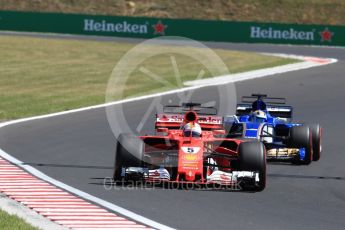 World © Octane Photographic Ltd. Formula 1 - Budapest Grand Prix - Saturday - Qualifying. Sebastian Vettel - Scuderia Ferrari SF70H. Hungaroring, Budapest, Hungary. Saturday 29th July 2017. Digital Ref: 1908LB1D9971
