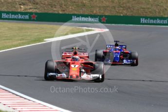 World © Octane Photographic Ltd. Formula 1 - Budapest Grand Prix - Saturday - Qualifying. Kimi Raikkonen - Scuderia Ferrari SF70H. Hungaroring, Budapest, Hungary. Saturday 29th July 2017. Digital Ref: 1908LB1D9986