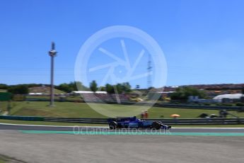 World © Octane Photographic Ltd. Formula 1 - Budapest Grand Prix - Saturday - Qualifying. Pascal Wehrlein – Sauber F1 Team C36. Hungaroring, Budapest, Hungary. Saturday 29th July 2017. Digital Ref: 1908LB5D2791