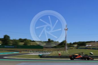 World © Octane Photographic Ltd. Formula 1 - Budapest Grand Prix - Saturday - Qualifying. Fernando Alonso - McLaren Honda MCL32. Hungaroring, Budapest, Hungary. Saturday 29th July 2017. Digital Ref: 1908LB5D2875