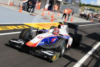 World © Octane Photographic Ltd. FIA Formula 2 (F2) - Qualifying. Santino Ferrucci – Trident. Hungarian Grand Prix, Hungaroring, Budapest, Hungary. Friday 28th July 2017. Digital Ref:1902CB1L9593