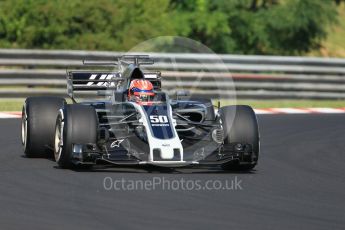 World © Octane Photographic Ltd. Formula 1 - Hungarian in-season testing. Santino Ferrucci - Haas F1 Team VF-17. Hungaroring, Budapest, Hungary. Tuesday 1st August 2017. Digital Ref:1916CB1L2490