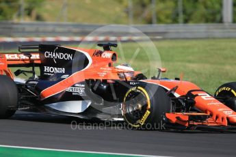 World © Octane Photographic Ltd. Formula 1 - Hungarian in-season testing. Stoffel Vandoorne - McLaren Honda MCL32. Hungaroring, Budapest, Hungary. Tuesday 1st August 2017. Digital Ref:1916CB1L2520