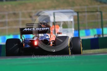 World © Octane Photographic Ltd. Formula 1 - Hungarian in-season testing. Stoffel Vandoorne - McLaren Honda MCL32. Hungaroring, Budapest, Hungary. Tuesday 1st August 2017. Digital Ref:1916CB1L2527