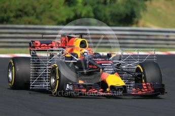 World © Octane Photographic Ltd. Formula 1 - Hungarian in-season testing. Max Verstappen - Red Bull Racing RB13. Hungaroring, Budapest, Hungary. Tuesday 1st August 2017. Digital Ref:1916CB1L2535