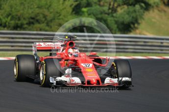 World © Octane Photographic Ltd. Formula 1 - Hungarian in-season testing. Charles LeClerc - Scuderia Ferrari SF70H. Hungaroring, Budapest, Hungary. Tuesday 1st August 2017. Digital Ref:1916CB1L2653