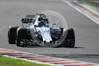 World © Octane Photographic Ltd. Formula 1 - Hungarian in-season testing. Lance Stroll - Williams Martini Racing FW40. Hungaroring, Budapest, Hungary. Tuesday 1st August 2017. Digital Ref: