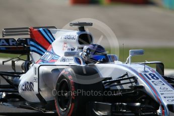 World © Octane Photographic Ltd. Formula 1 - Hungarian in-season testing. Lance Stroll - Williams Martini Racing FW40. Hungaroring, Budapest, Hungary. Tuesday 1st August 2017. Digital Ref:1916CB1L2807