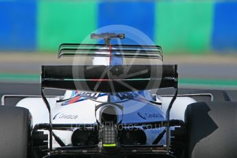 World © Octane Photographic Ltd. Formula 1 - Hungarian in-season testing. Lance Stroll - Williams Martini Racing FW40. Hungaroring, Budapest, Hungary. Tuesday 1st August 2017. Digital Ref:1916CB1L2820