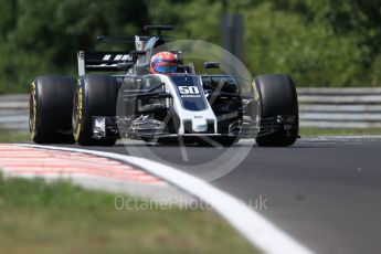 World © Octane Photographic Ltd. Formula 1 - Hungarian in-season testing. Santino Ferrucci - Haas F1 Team VF-17. Hungaroring, Budapest, Hungary. Tuesday 1st August 2017. Digital Ref:1916CB1L2862