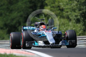 World © Octane Photographic Ltd. Formula 1 - Hungarian in-season testing. George Russell - Mercedes AMG Petronas F1 W08 EQ Energy+. Hungaroring, Budapest, Hungary. Tuesday 1st August 2017. Digital Ref:1916CB1L2916