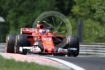 World © Octane Photographic Ltd. Formula 1 - Hungarian in-season testing. Charles LeClerc - Scuderia Ferrari SF70H. Hungaroring, Budapest, Hungary. Tuesday 1st August 2017. Digital Ref:1916CB1L2945
